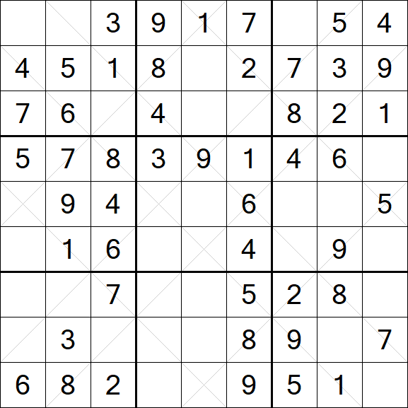 Argyle Sudoku - Easy