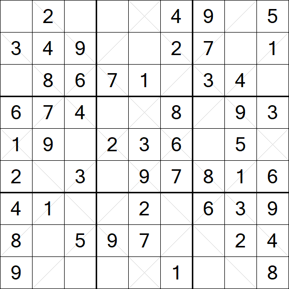 Argyle Sudoku - Easy