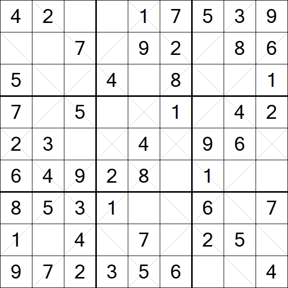 Argyle Sudoku - Easy