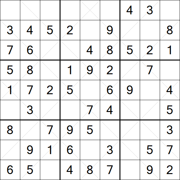 Argyle Sudoku - Easy