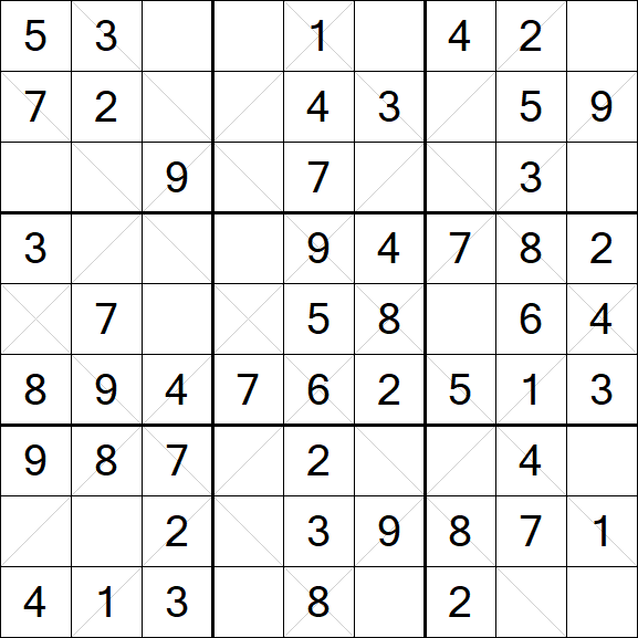 Argyle Sudoku - Easy