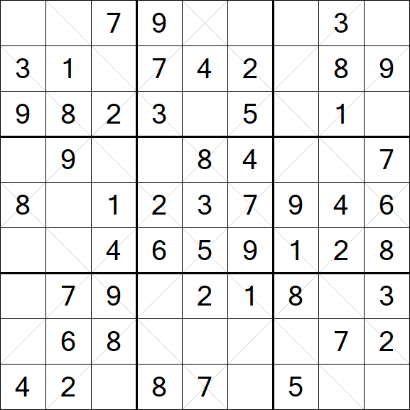 Argyle Sudoku - Easy