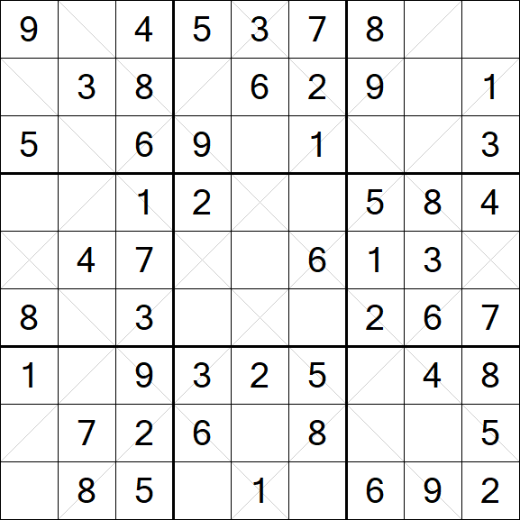 Argyle Sudoku - Einfach