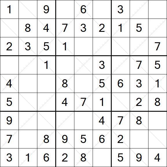 Argyle Sudoku - Easy