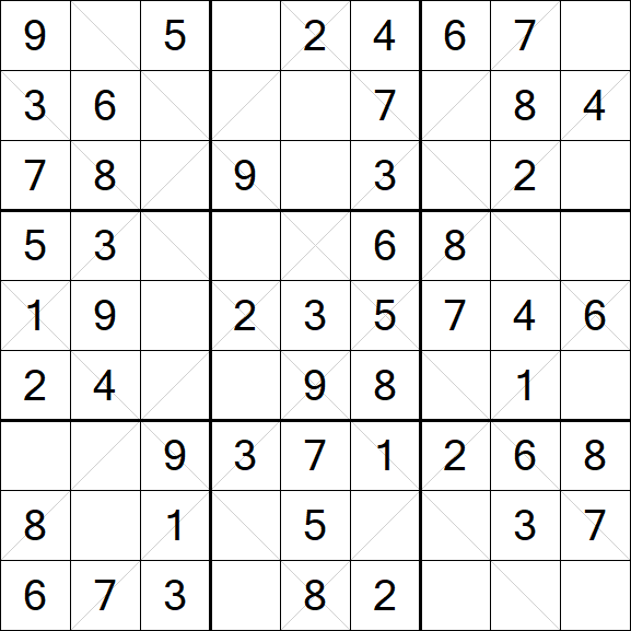 Argyle Sudoku - Easy