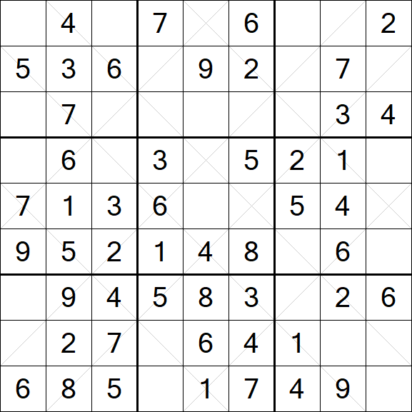 Argyle Sudoku - Easy