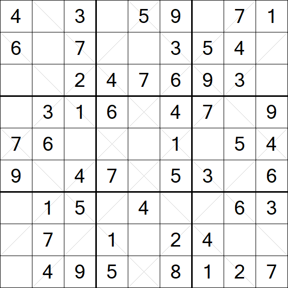 Argyle Sudoku - Einfach