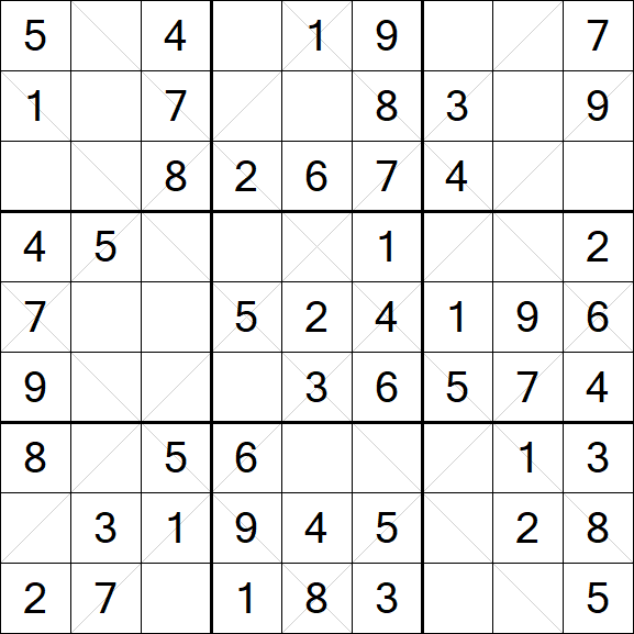 Argyle Sudoku - Easy