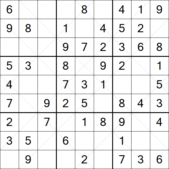 Argyle Sudoku - Easy