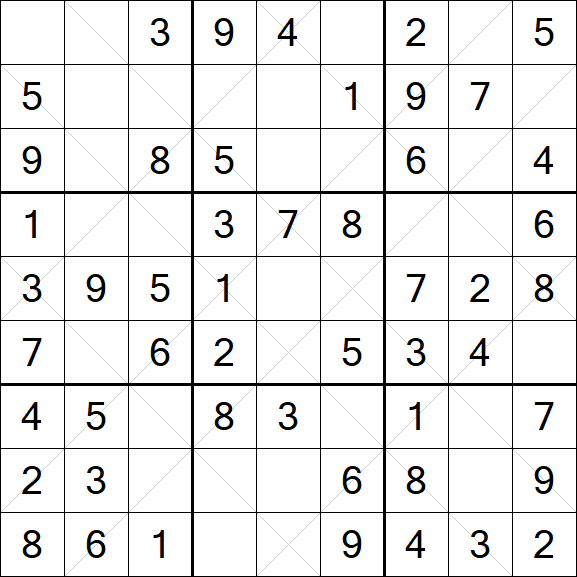 Argyle Sudoku - Easy