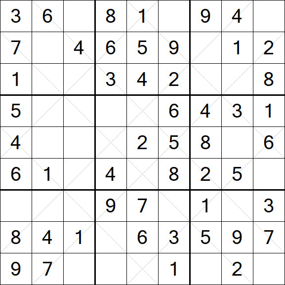 Argyle Sudoku - Easy