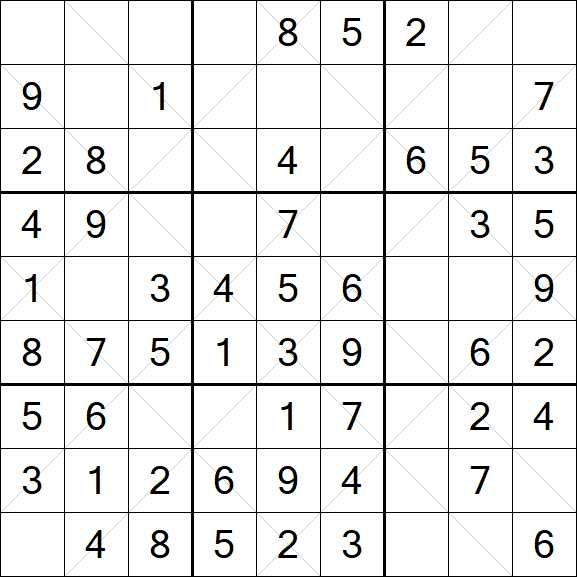 Argyle Sudoku - Easy