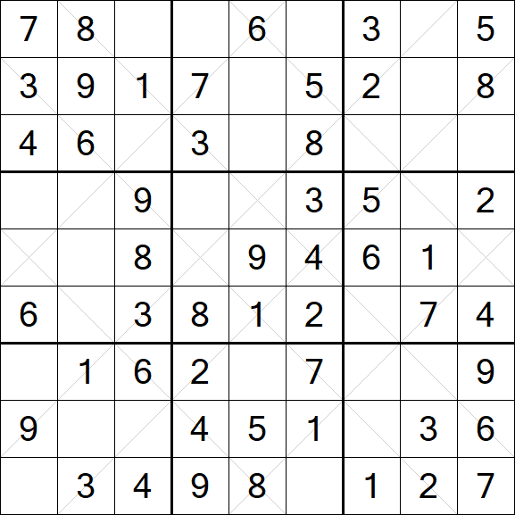 Argyle Sudoku - Einfach