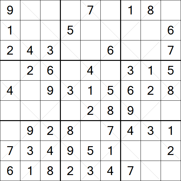 Argyle Sudoku - Easy