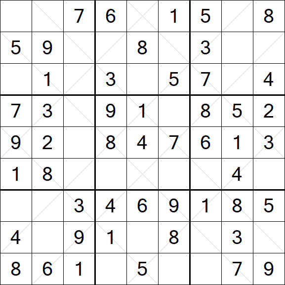 Argyle Sudoku - Easy