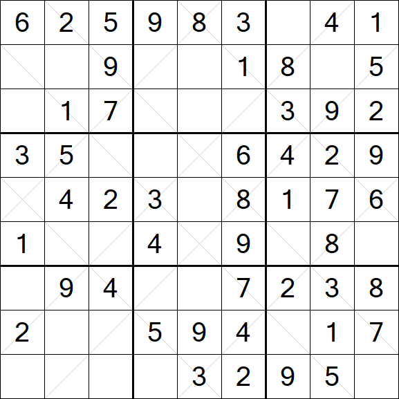 Argyle Sudoku - Einfach