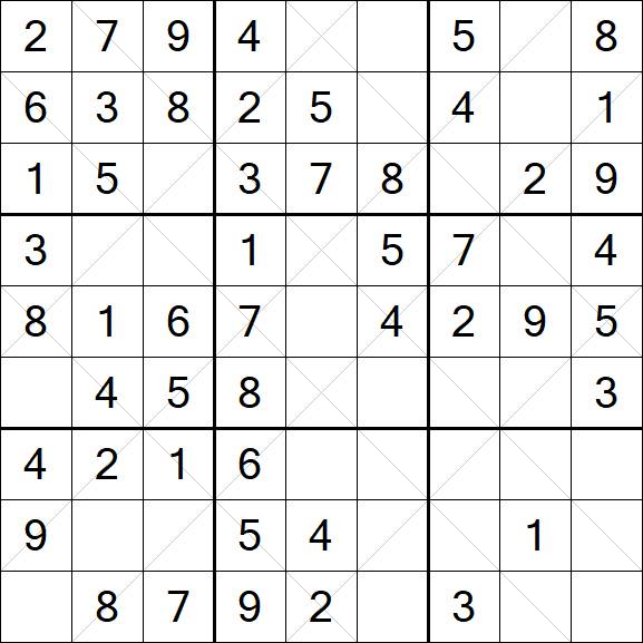 Argyle Sudoku - Easy