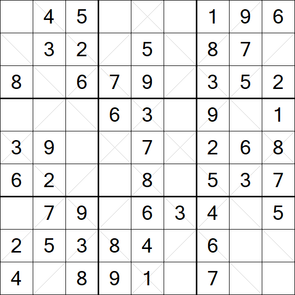 Argyle Sudoku - Easy