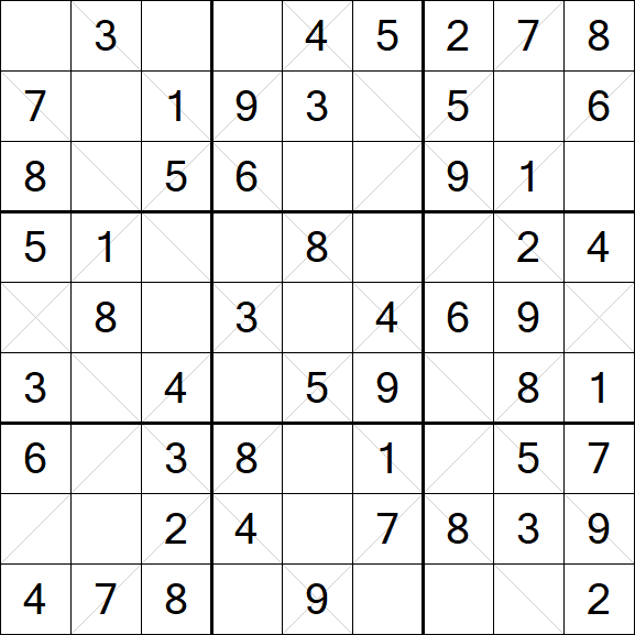 Argyle Sudoku - Einfach