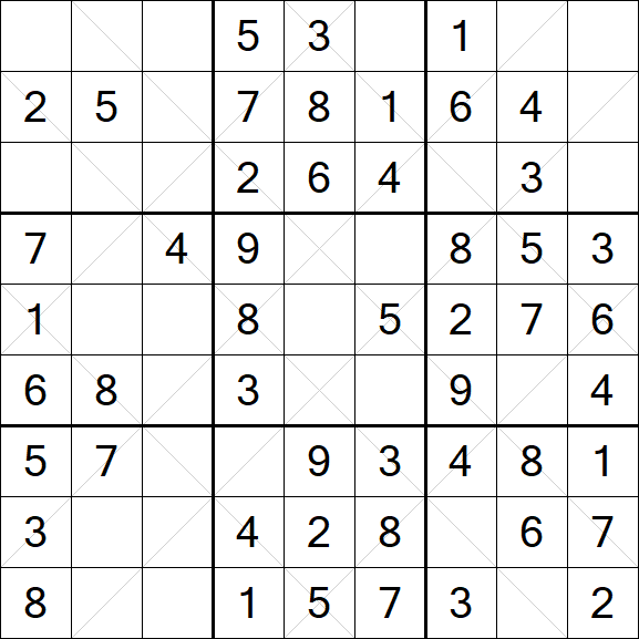 Argyle Sudoku - Easy