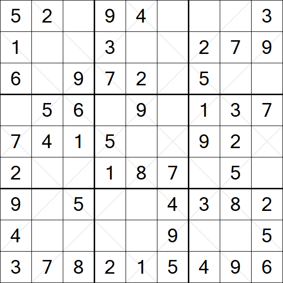 Argyle Sudoku - Easy