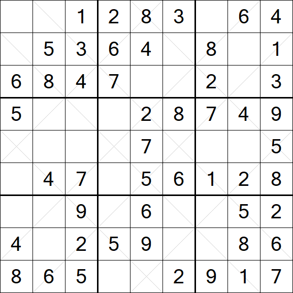 Argyle Sudoku - Easy