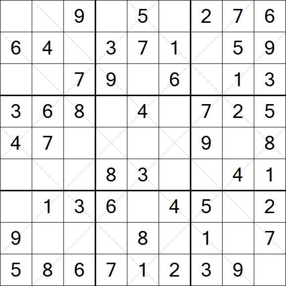Argyle Sudoku - Easy