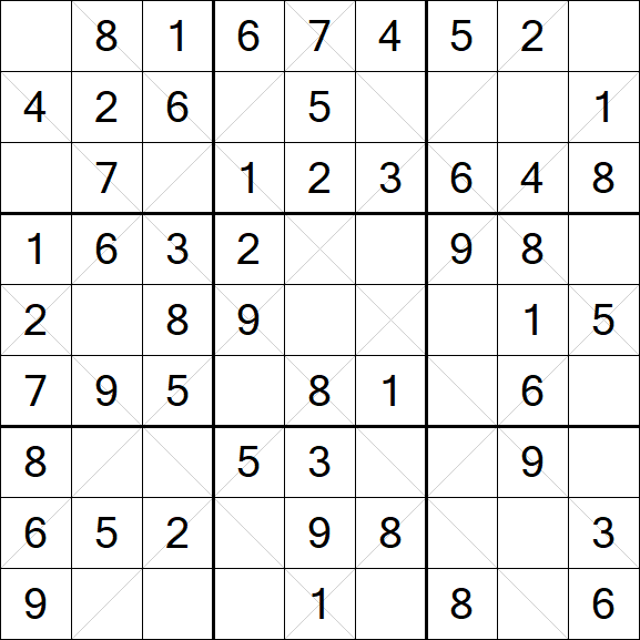Argyle Sudoku - Easy