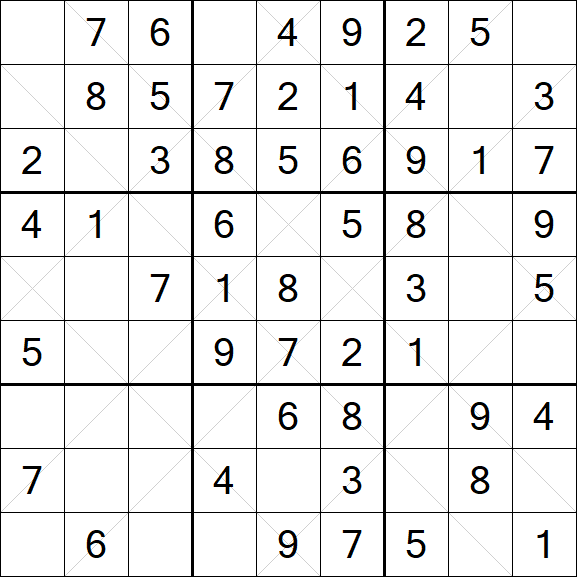 Argyle Sudoku - Easy