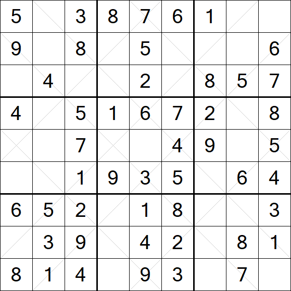 Argyle Sudoku - Easy