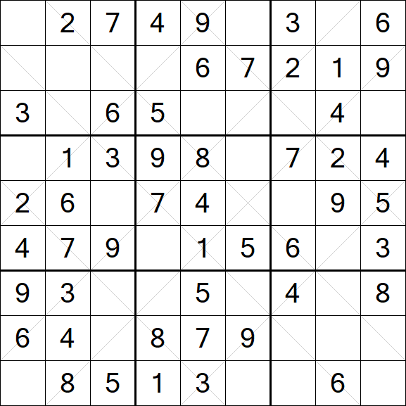 Argyle Sudoku - Easy