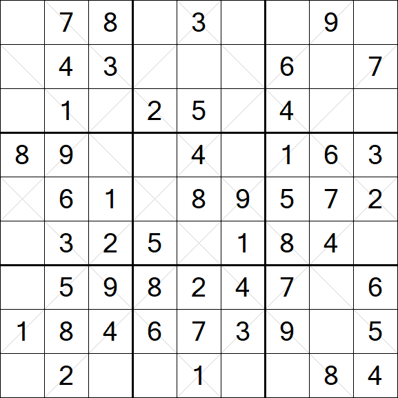 Argyle Sudoku - Easy