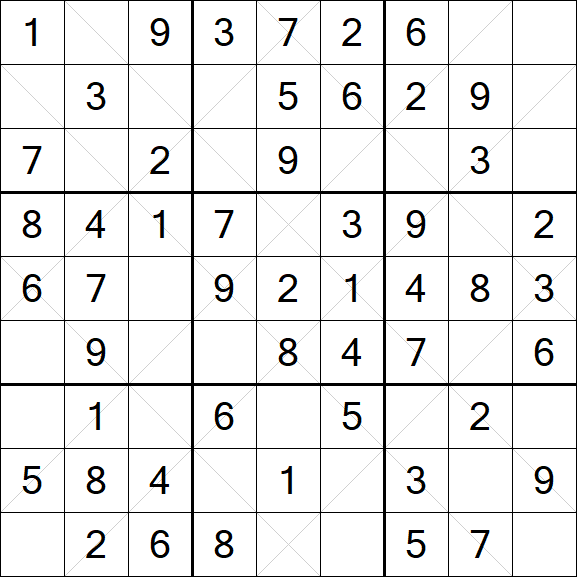 Argyle Sudoku - Easy