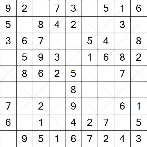 Argyle Sudoku - Einfach