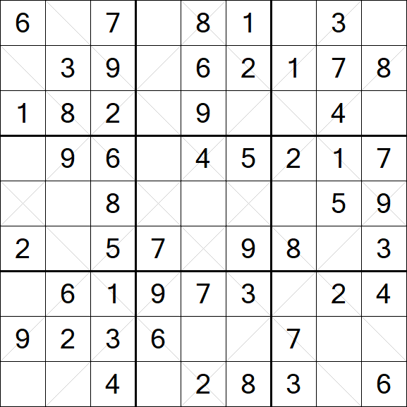 Argyle Sudoku - Easy
