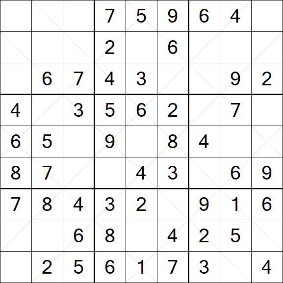 Argyle Sudoku - Easy