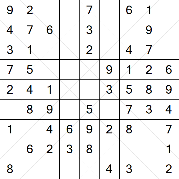 Argyle Sudoku - Easy