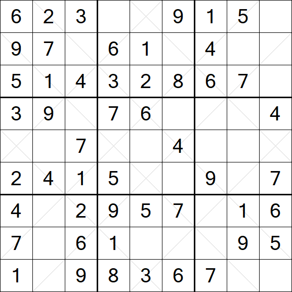 Argyle Sudoku - Einfach