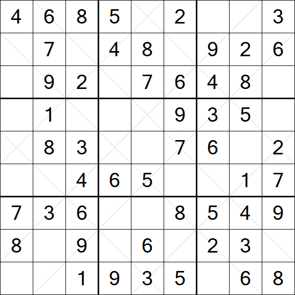 Argyle Sudoku - Easy