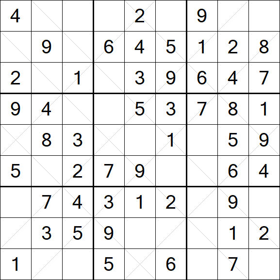 Argyle Sudoku - Easy