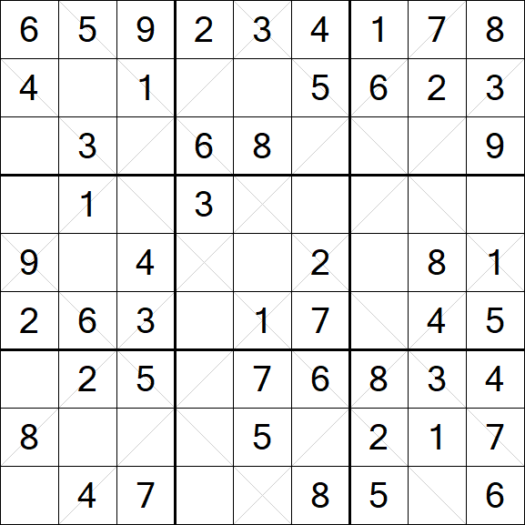 Argyle Sudoku - Easy