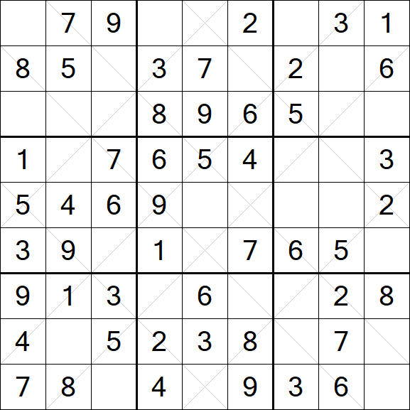Argyle Sudoku - Easy