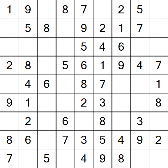 Argyle Sudoku - Easy
