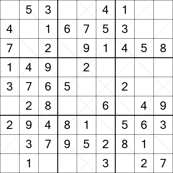 Argyle Sudoku - Easy
