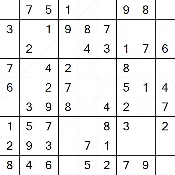 Argyle Sudoku - Easy