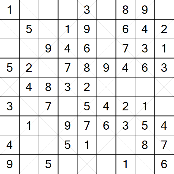 Argyle Sudoku - Easy