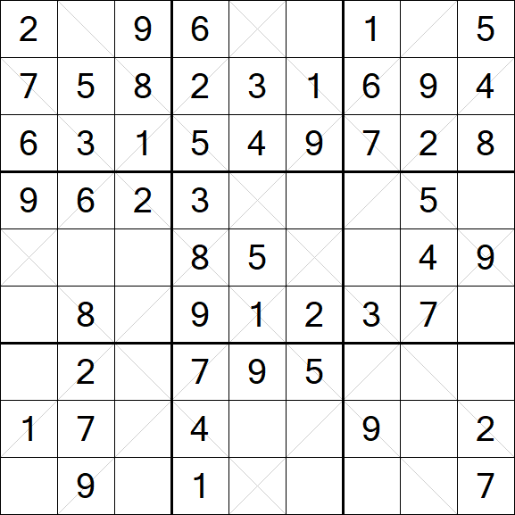 Argyle Sudoku - Einfach