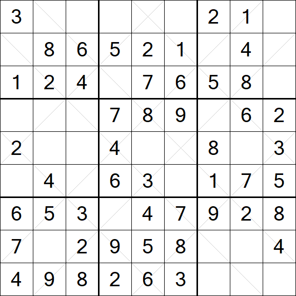 Argyle Sudoku - Einfach