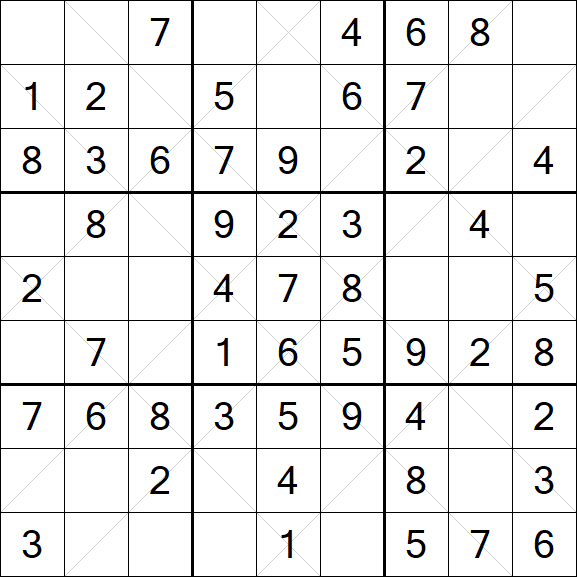 Argyle Sudoku - Easy