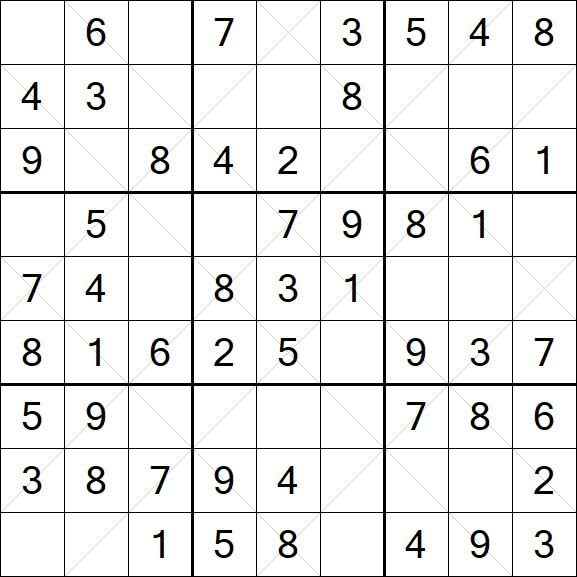 Argyle Sudoku - Easy